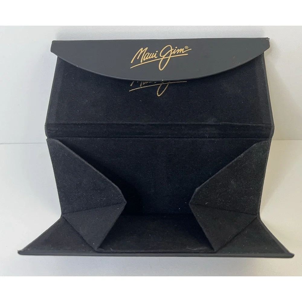 Maui Jim Eyeglasses Cases Black Tri Folding Case CASE ONLY Flat